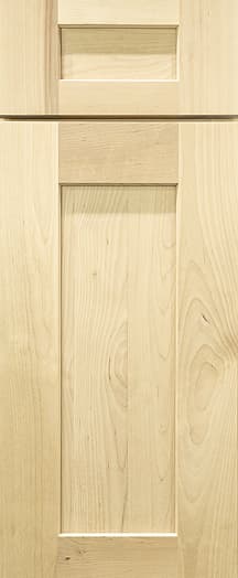 Natural Wood Shaker Door Style
