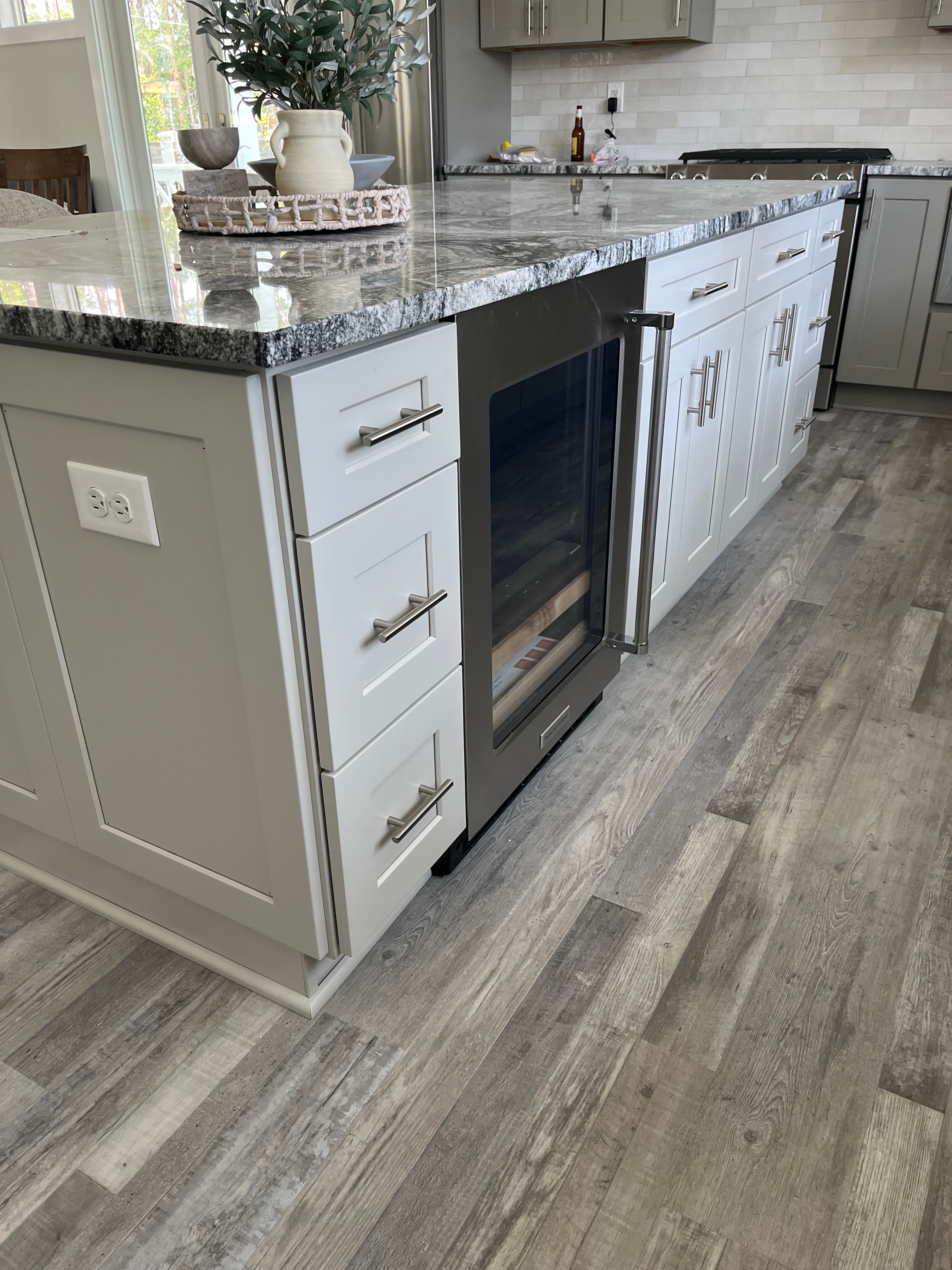 Kitchen island detail