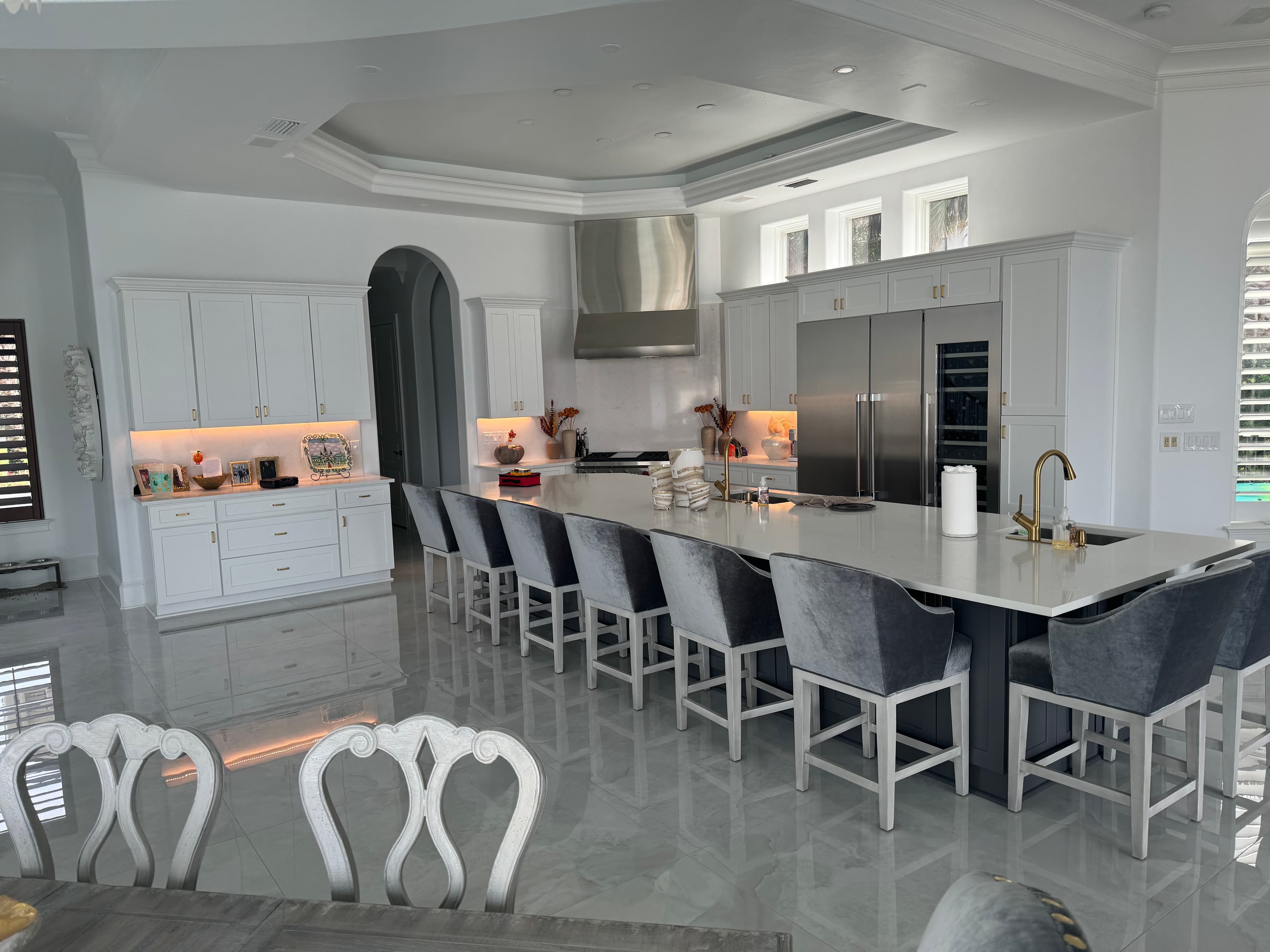 Kitchen cabinet detail