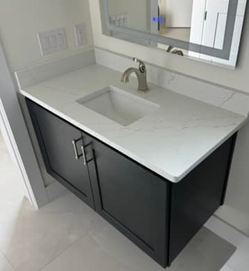 Black Shaker Cabinets